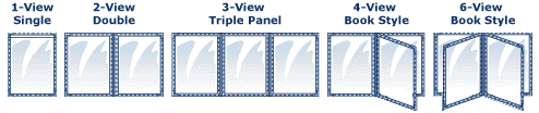 Stitched Edge Style Menu Covers