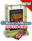 Maverick Menus RS57BRS15  5" x 7" Sage Wood Table Tent