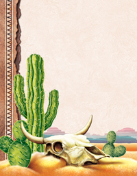 Southwestern Menu Paper 200-C