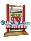 Cinco De Mayo Wooden Table Tents - GOLDENOAK-TOMATO