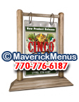 Cinco De Mayo Wooden Table Tents - WEATHERED